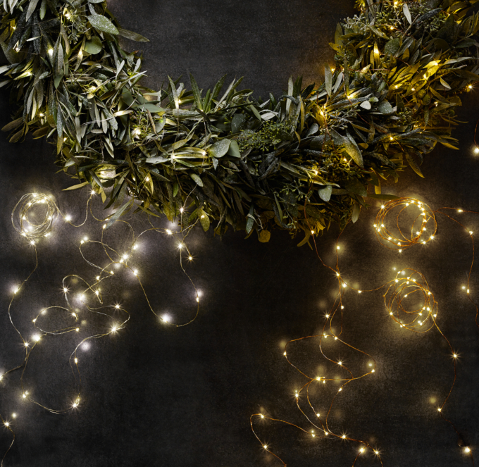 Starry Glass Globe String Lights - Diamond Lights On Silver Wire